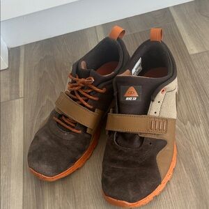 Nike SB Chocolate Brown and Burnt Orange Shoes